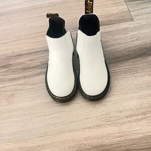 Dr. Martens Kids White Boots
